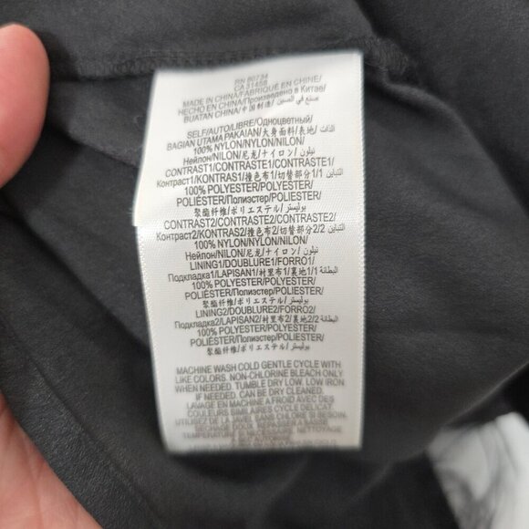 BCBGeneration Black White Lace Tulle Raceback Mini Party Prom Dress - Picture 12 of 13